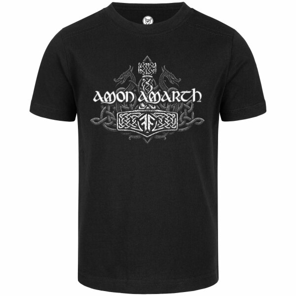 Amon Amarth (Thors Hammer) - Kids t-shirt, black, multicolour, 104