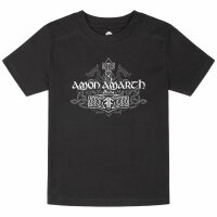Amon Amarth (Thors Hammer) - Kinder T-Shirt, schwarz, mehrfarbig, 104