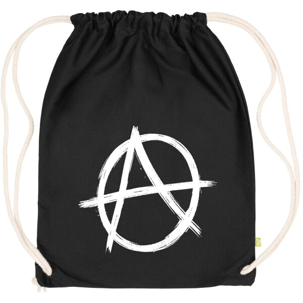 Anarchy - Gym bag, black, white, one size