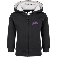 Black Sabbath (Emblem) - Baby zip-hoody, black, purple, 68/74