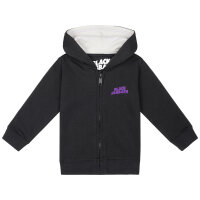 Black Sabbath (Emblem) - Baby zip-hoody, black, purple, 68/74