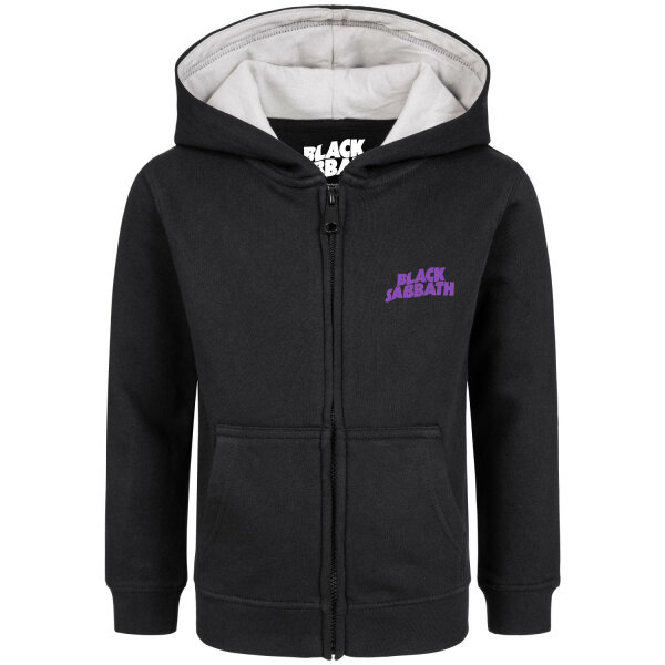 Black Sabbath (Emblem) - Kids zip-hoody, black, purple, 140