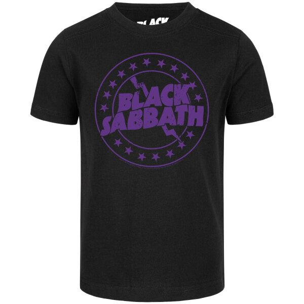 Black Sabbath (Emblem) - Kinder T-Shirt, schwarz, purpur, 104