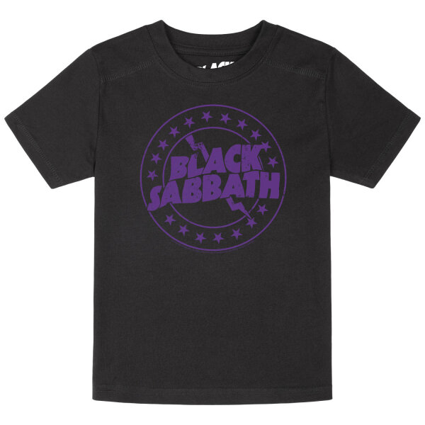 Black Sabbath (Emblem) - Kinder T-Shirt, schwarz, purpur, 104