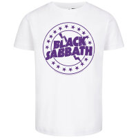 Black Sabbath (Emblem) - Kinder T-Shirt - weiß -...