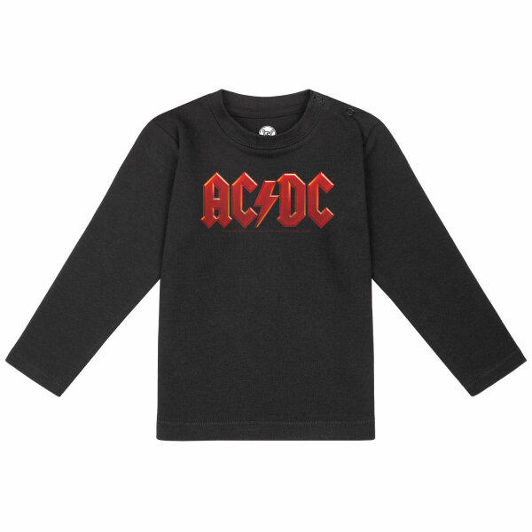 AC/DC (Logo Multi) - Baby longsleeve, black, multicolour, 56/62