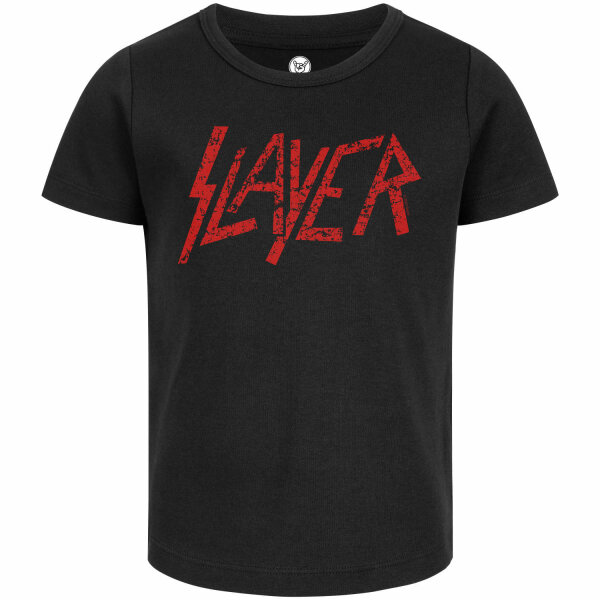 Slayer (Logo) - Girly shirt, black, red, 116