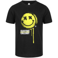 Electric Callboy (SpraySmiley) - Kinder T-Shirt, schwarz, mehrfarbig, 116