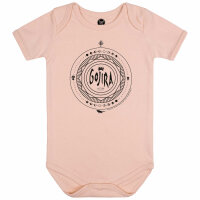 Gojira (Moon Phases) - Baby bodysuit - pale pink - black...