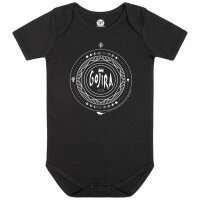 Gojira (Moon Phases) - Baby bodysuit, black, white, 56/62