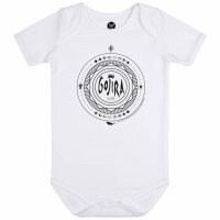 Gojira (Moon Phases) - Baby bodysuit, white, black, 68/74