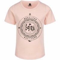 Gojira (Moon Phases) - Girly shirt, pale pink, black, 104