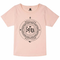 Gojira (Moon Phases) - Girly shirt, pale pink, black, 116