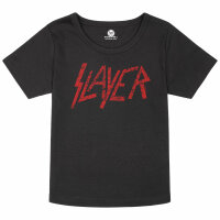 Slayer (Logo) - Girly shirt, black, red, 152