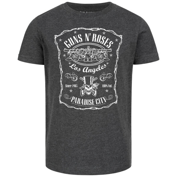 Guns n Roses (Paradise City) - Kids t-shirt, charcoal, white, 152