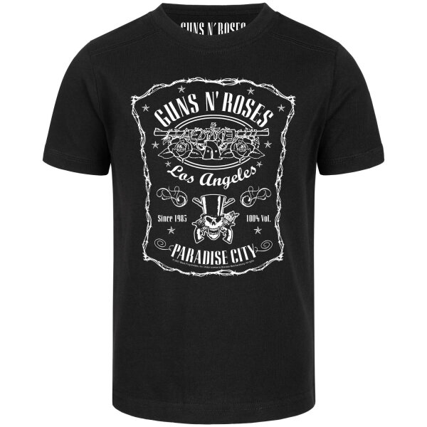 Guns n Roses (Paradise City) - Kids t-shirt, black, white, 116