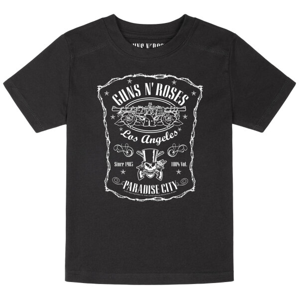 Guns n Roses (Paradise City) - Kids t-shirt, black, white, 140