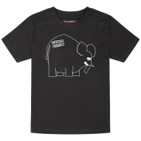 Haftpflichtversichert - Kinder T-Shirt, schwarz, weiß, 116