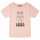 Hamburger Deern - Girly shirt, pale pink, black, 104