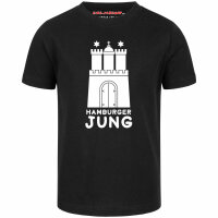 Hamburger Jung - Kids t-shirt, black, white, 104