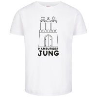 Hamburger Jung - Kinder T-Shirt, weiß, schwarz, 92