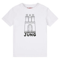 Hamburger Jung - Kids t-shirt, white, black, 92