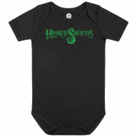 Heavysaurus (Logo) - Baby bodysuit, black, green, 80/86