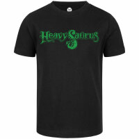 Heavysaurus (Logo) - Kids t-shirt - black - green - 128