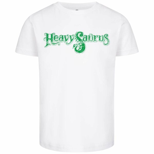 Heavysaurus (Logo) - Kids t-shirt, white, green, 128