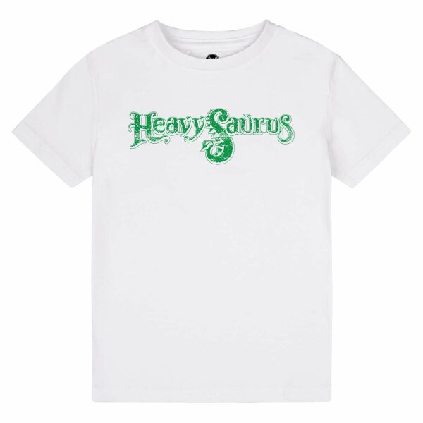 Heavysaurus (Logo) - Kids t-shirt, white, green, 128