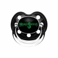 Heavysaurus (Logo) - Schnuller - schwarz - grün -...