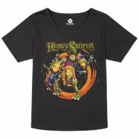 Heavysaurus (Rock n Rarr) - Girly Shirt, schwarz, mehrfarbig, 104