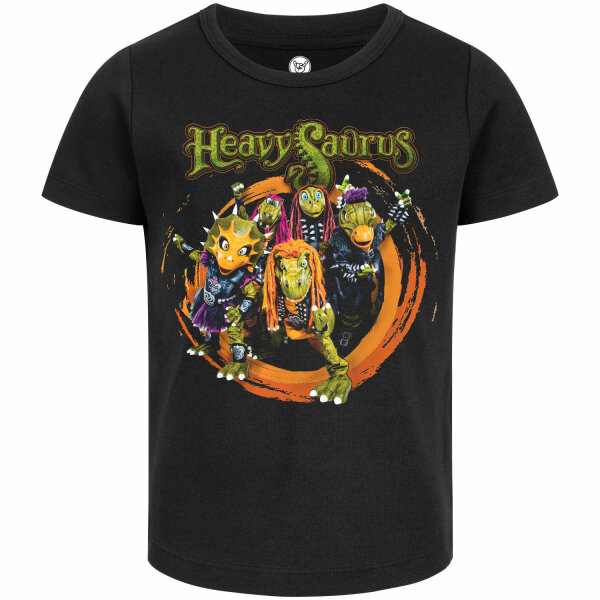 Heavysaurus (Rock n Rarr) - Girly Shirt, schwarz, mehrfarbig, 116