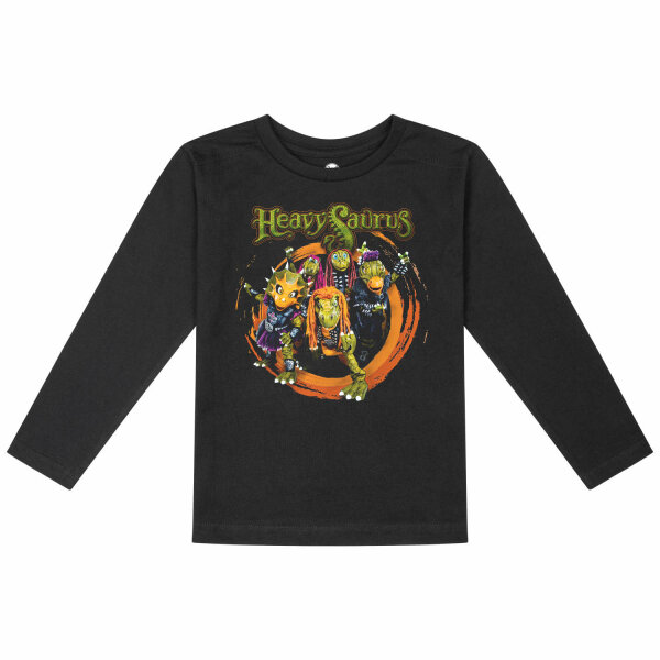 Heavysaurus (Rock n Rarr) - Kids longsleeve, black, multicolour, 104