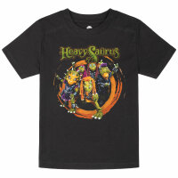 Heavysaurus (Rock n Rarr) - Kinder T-Shirt, schwarz, mehrfarbig, 116