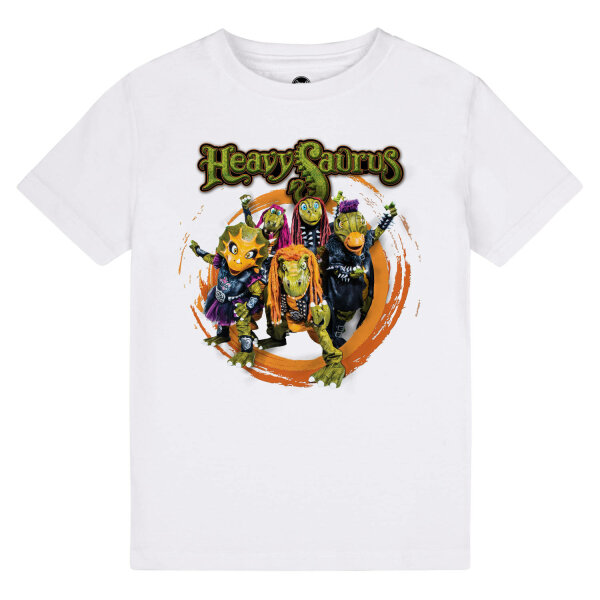 Heavysaurus (Rock n Rarr) - Kinder T-Shirt, weiß, mehrfarbig, 140