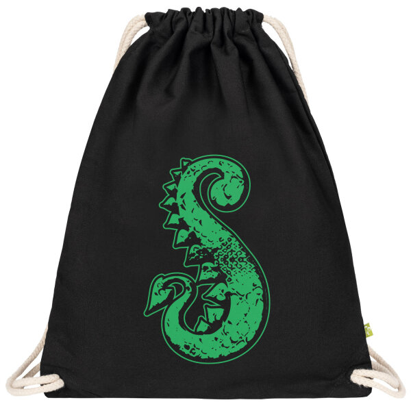 Heavysaurus (S) - Gym bag, black, green, one size