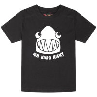 Ich wars nicht (Hai) - Kids t-shirt, black, white, 92