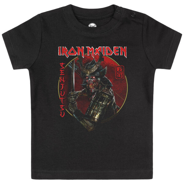 Iron Maiden (Senjutsu) - Baby T-Shirt, schwarz, mehrfarbig, 56/62