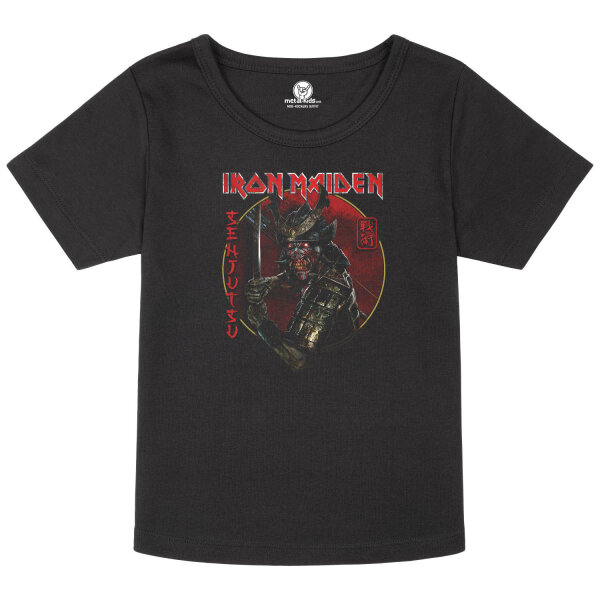 Iron Maiden (Senjutsu) - Girly Shirt, schwarz, mehrfarbig, 128