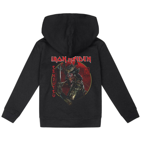 Iron Maiden (Senjutsu) - Kinder Kapuzenjacke, schwarz, mehrfarbig, 128