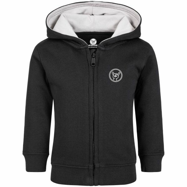 Live Loud - Baby zip-hoody, black, multicolour, 68/74