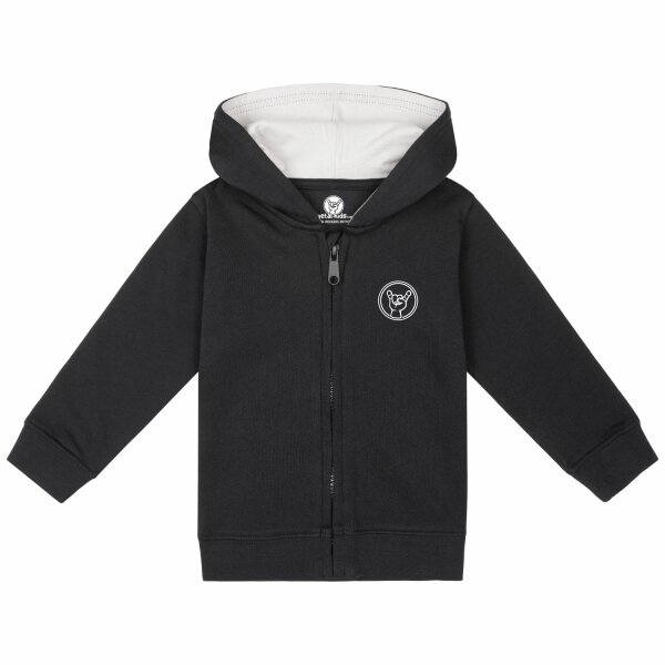 Live Loud - Baby zip-hoody, black, multicolour, 68/74