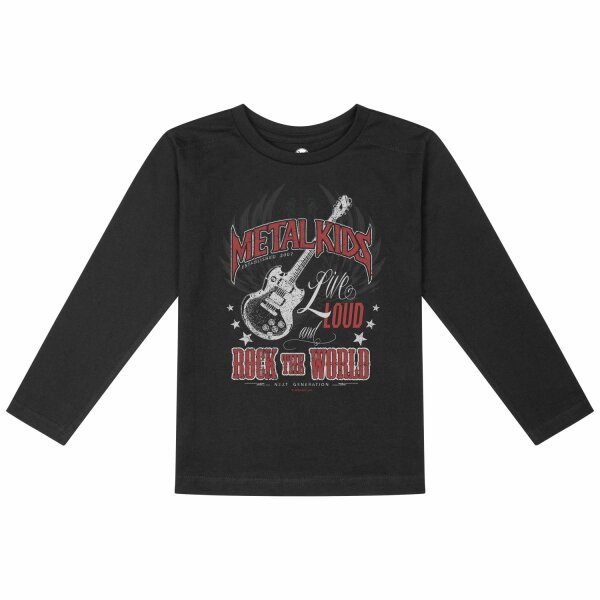 Live Loud - Kids longsleeve, black, multicolour, 116