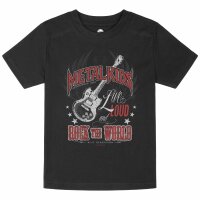 Live Loud - Kinder T-Shirt, schwarz, mehrfarbig, 104