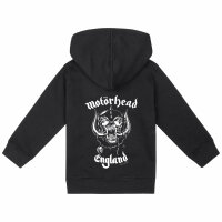 Motörhead (England: Stencil) - Baby zip-hoody, black, white, 56/62
