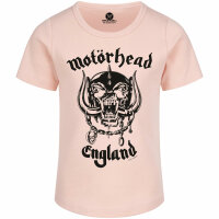 Motörhead (England: Stencil) - Girly shirt, pale pink, black, 104