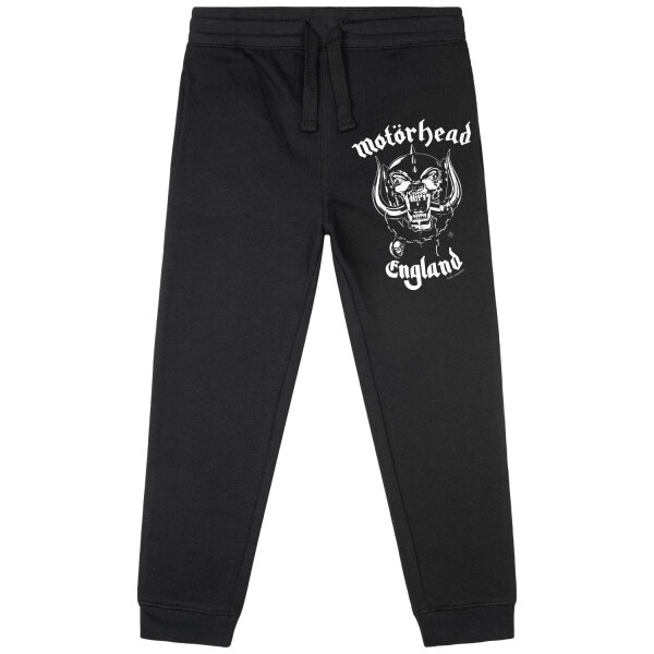 Motörhead (England: Stencil) - Kids sweatpants, black, white, 140