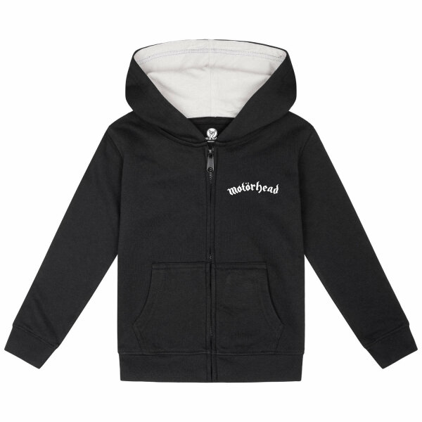 Motörhead (England: Stencil) - Kids zip-hoody, black, white, 128