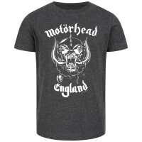 Motörhead (England: Stencil) - Kinder T-Shirt, charcoal, weiß, 92